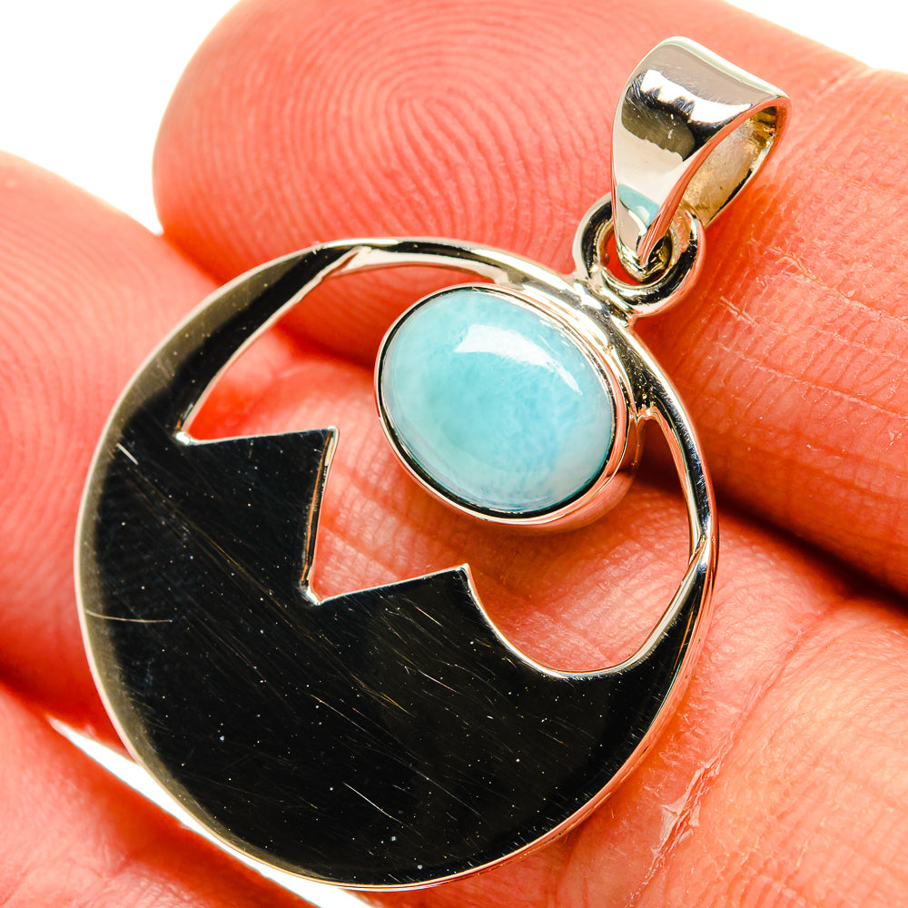 Larimar Pendants handcrafted by Ana Silver Co - PD24953
