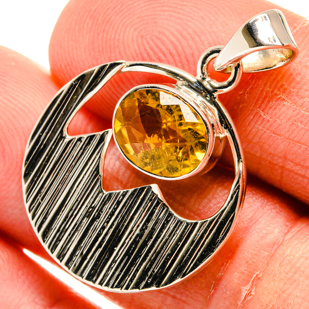 Citrine Pendants handcrafted by Ana Silver Co - PD24954
