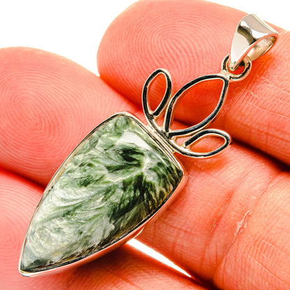 Seraphinite Pendants handcrafted by Ana Silver Co - PD24958