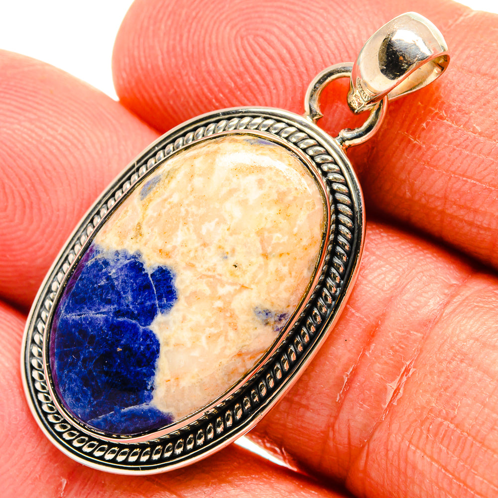 Sodalite Pendants handcrafted by Ana Silver Co - PD24965