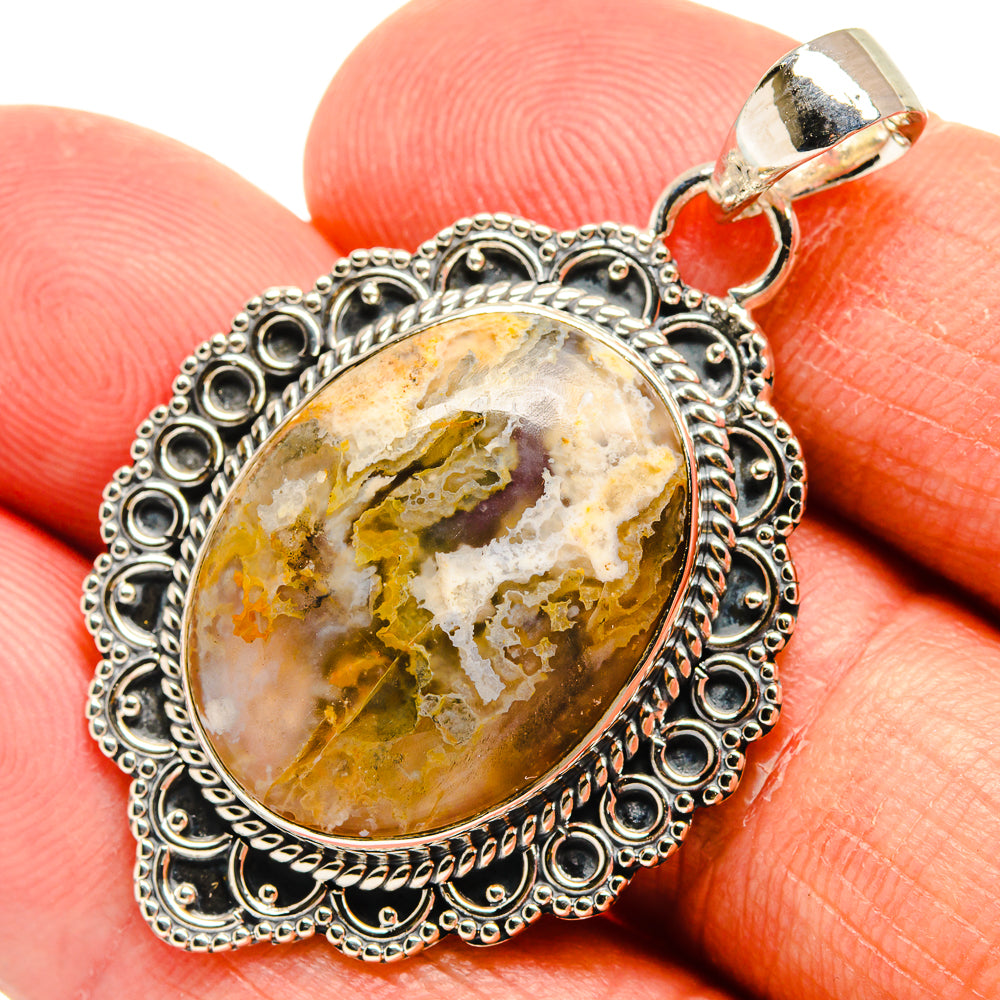 Ocean Jasper Pendants handcrafted by Ana Silver Co - PD24970
