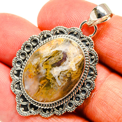 Ocean Jasper Pendants handcrafted by Ana Silver Co - PD24970