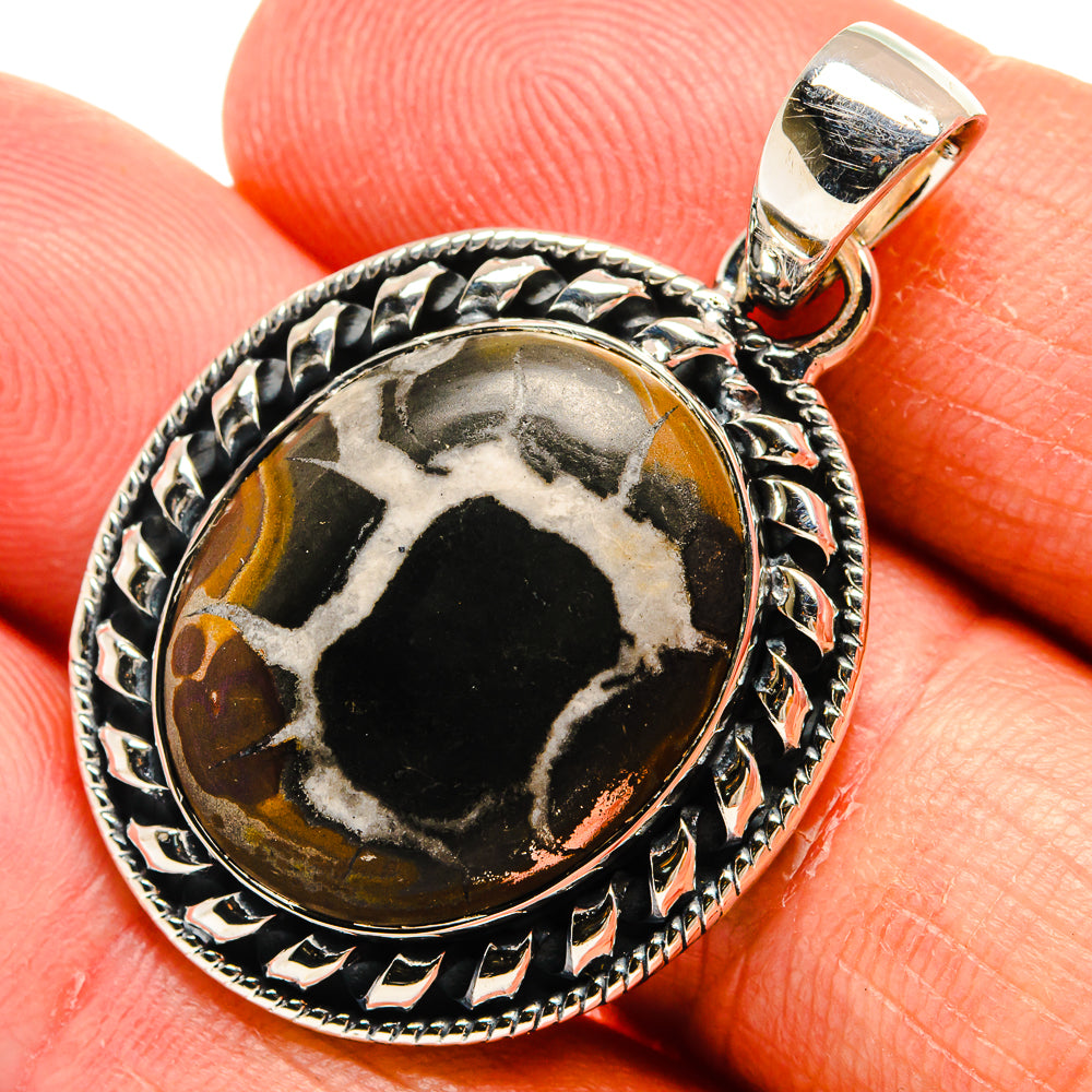 Septarian Geode Pendants handcrafted by Ana Silver Co - PD24973