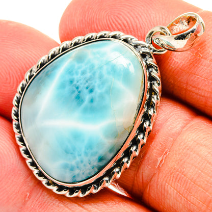 Larimar Pendants handcrafted by Ana Silver Co - PD24975