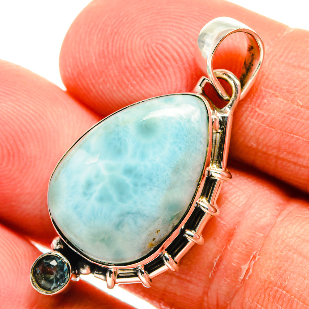 Larimar Pendants handcrafted by Ana Silver Co - PD24977