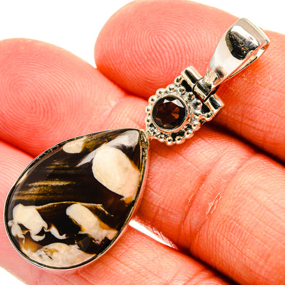 Peanut Wood Jasper Pendants handcrafted by Ana Silver Co - PD24991