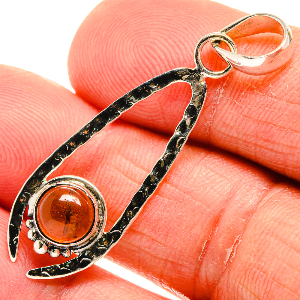 Carnelian Pendants handcrafted by Ana Silver Co - PD25024