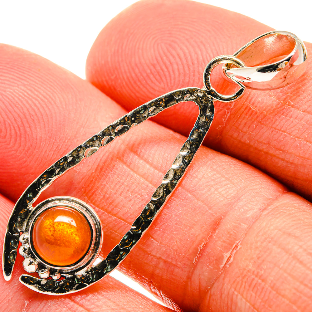 Carnelian Pendants handcrafted by Ana Silver Co - PD25025