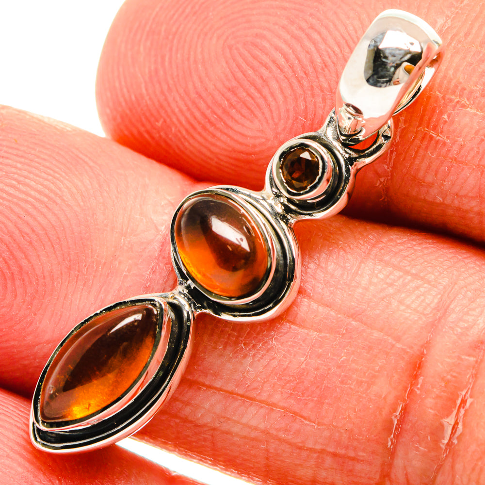 Carnelian Pendants handcrafted by Ana Silver Co - PD25027