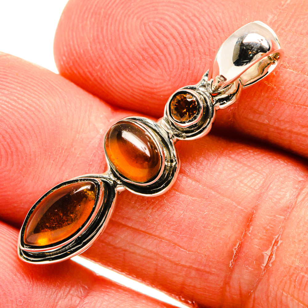 Carnelian Pendants handcrafted by Ana Silver Co - PD25028