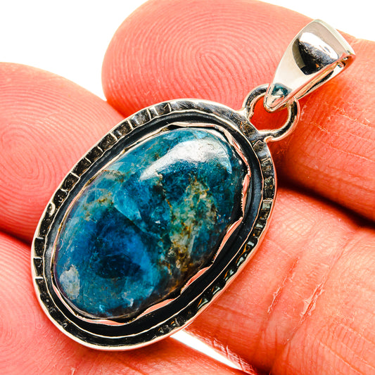 Chrysocolla Pendants handcrafted by Ana Silver Co - PD25033