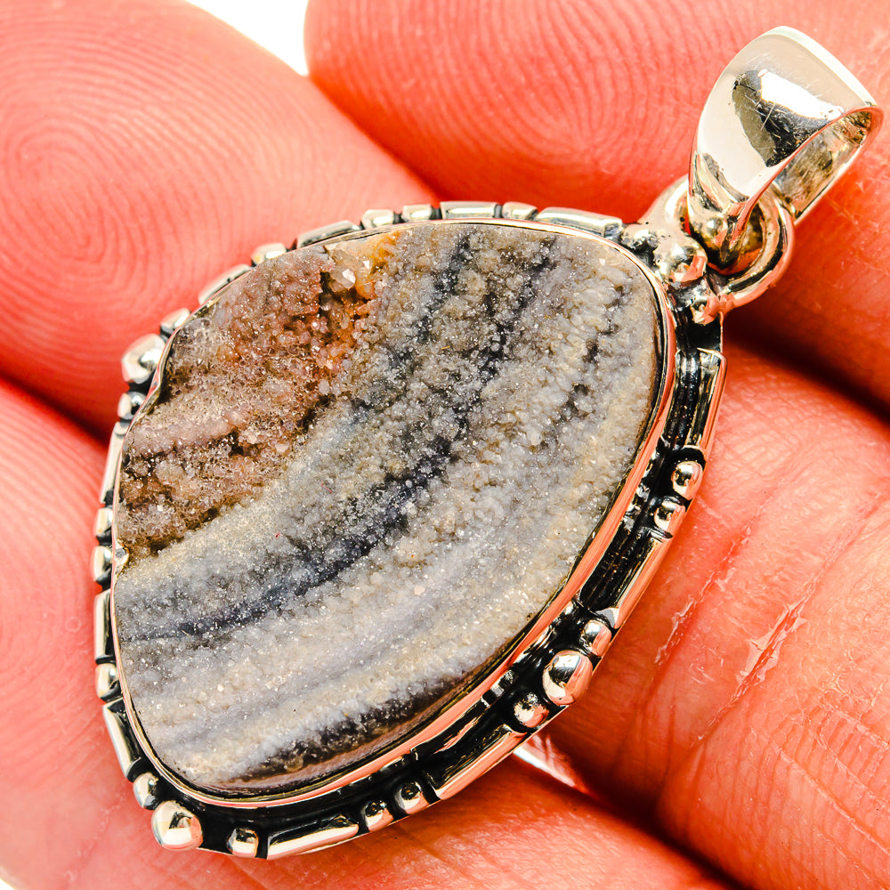 Desert Druzy Pendants handcrafted by Ana Silver Co - PD25038