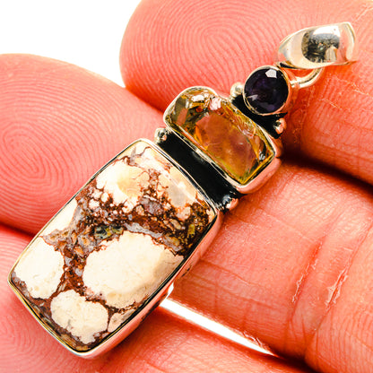 Wild Horse Jasper Pendants handcrafted by Ana Silver Co - PD25045