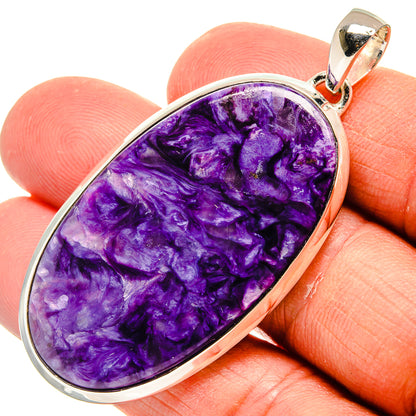 Charoite Pendants handcrafted by Ana Silver Co - PD25056
