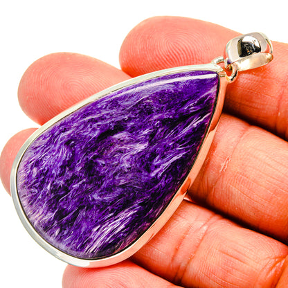 Charoite Pendants handcrafted by Ana Silver Co - PD25060