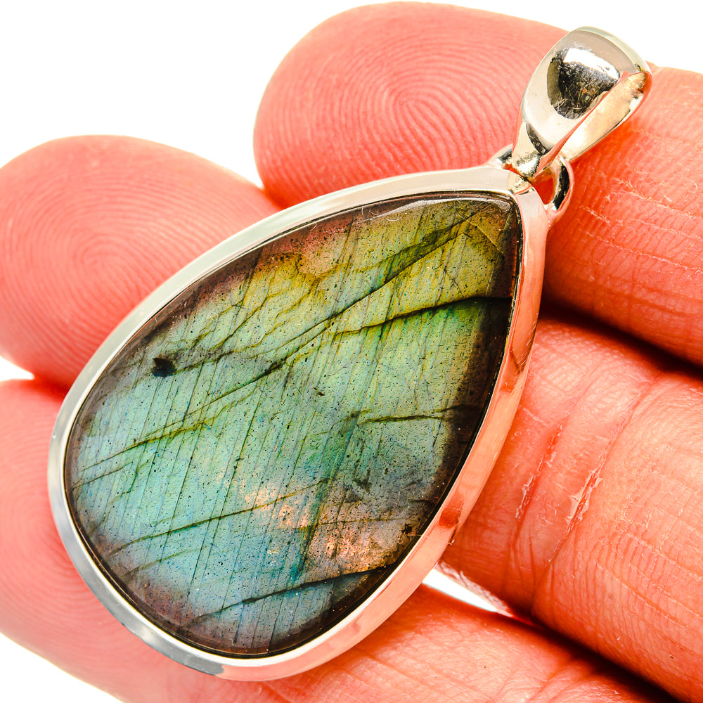 Labradorite Pendants handcrafted by Ana Silver Co - PD25066