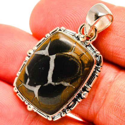Septarian Geode Pendants handcrafted by Ana Silver Co - PD25081