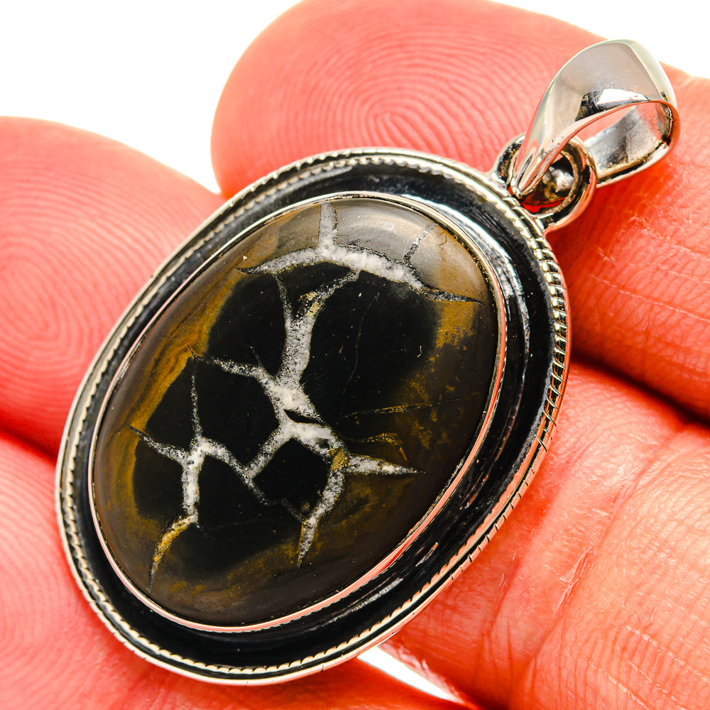 Septarian Geode Pendants handcrafted by Ana Silver Co - PD25084