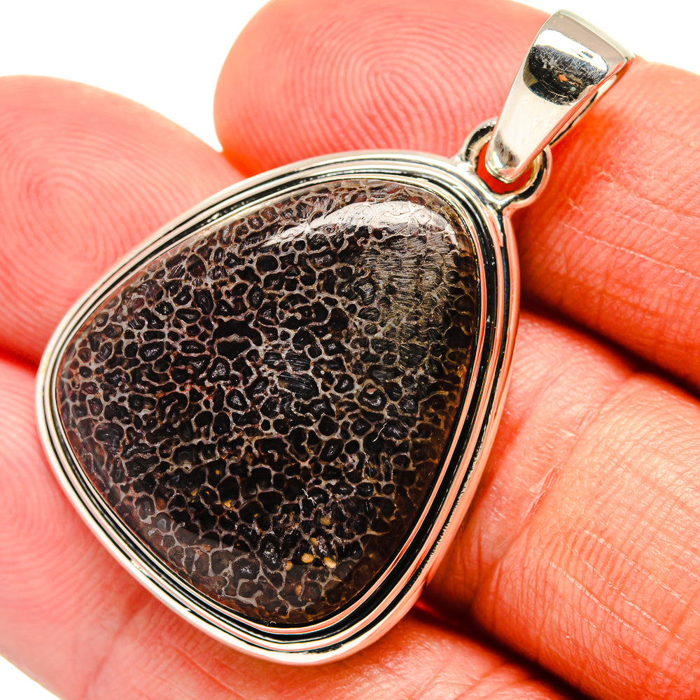 Dinosaur Bone Pendants handcrafted by Ana Silver Co - PD25086