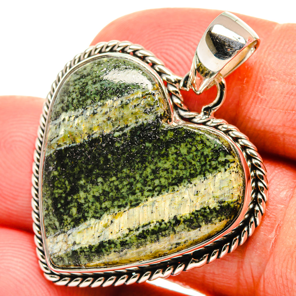 Lizard Jasper Pendants handcrafted by Ana Silver Co - PD25089