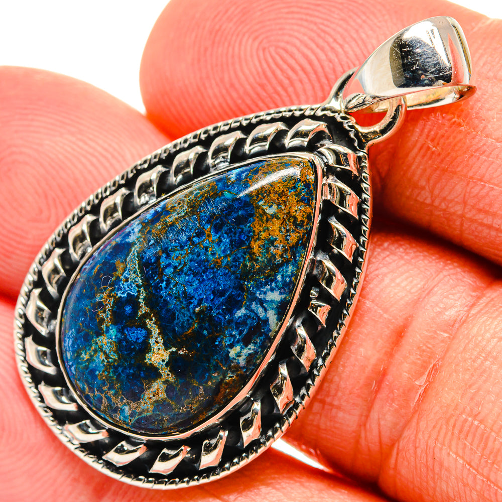 Shattuckite Pendants handcrafted by Ana Silver Co - PD25090