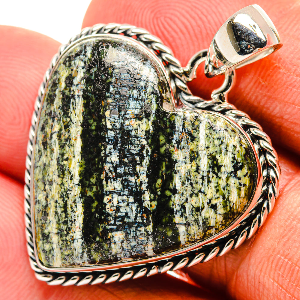 Lizard Jasper Pendants handcrafted by Ana Silver Co - PD25092
