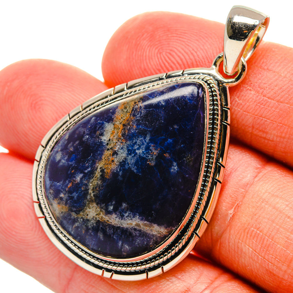 Sodalite Pendants handcrafted by Ana Silver Co - PD25101