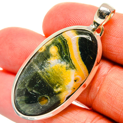 Ocean Jasper Pendants handcrafted by Ana Silver Co - PD25106