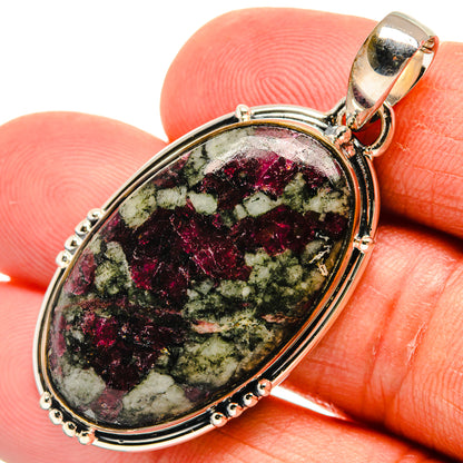 Russian Eudialyte Pendants handcrafted by Ana Silver Co - PD25107