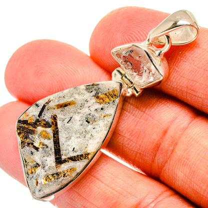 Astrophyllite Pendants handcrafted by Ana Silver Co - PD25128