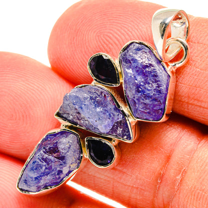 Tanzanite Pendants handcrafted by Ana Silver Co - PD25134