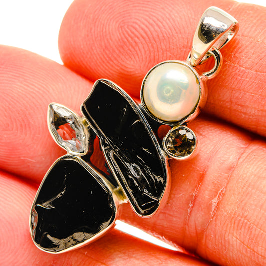 Shungite Pendants handcrafted by Ana Silver Co - PD25144