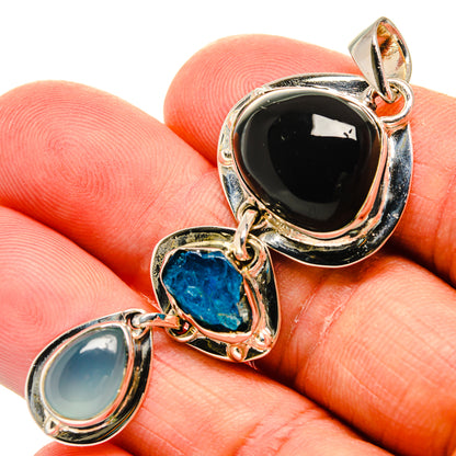 Black Onyx Pendants handcrafted by Ana Silver Co - PD25155