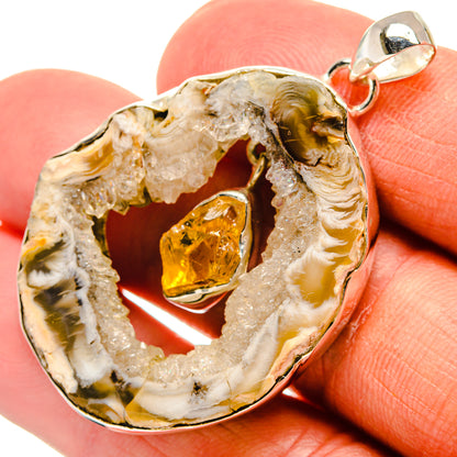 Occo Geode Pendants handcrafted by Ana Silver Co - PD25158