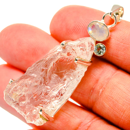 Rainbow Moonstone Pendants handcrafted by Ana Silver Co - PD25166