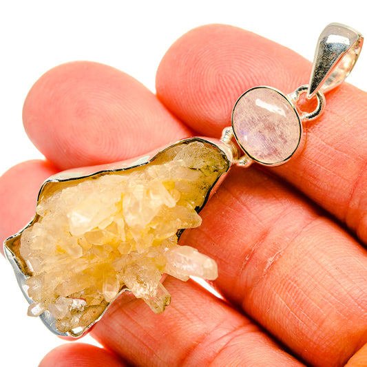 Citrine Crystal Pendants handcrafted by Ana Silver Co - PD25170