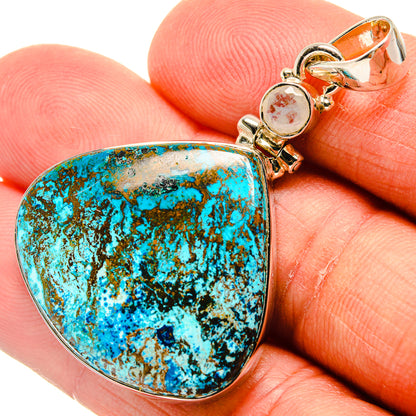 Shattuckite Pendants handcrafted by Ana Silver Co - PD25183