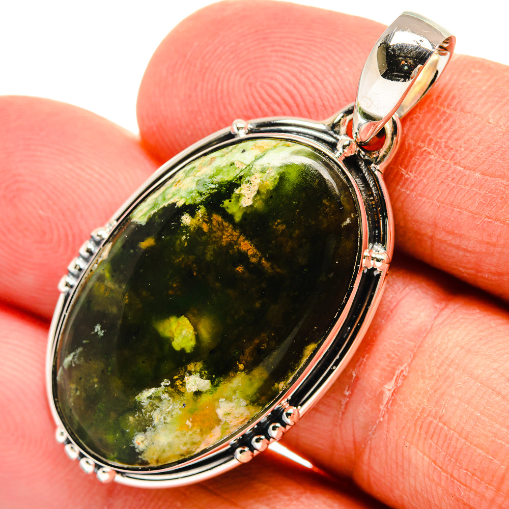 Rainforest Opal Pendants handcrafted by Ana Silver Co - PD25185