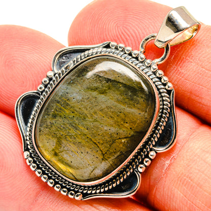 Labradorite Pendants handcrafted by Ana Silver Co - PD25201