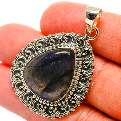 Labradorite Pendants handcrafted by Ana Silver Co - PD25204