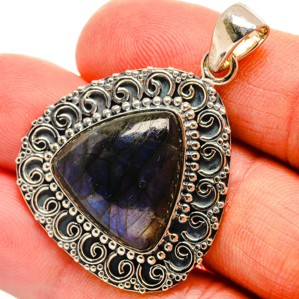 Labradorite Pendants handcrafted by Ana Silver Co - PD25209