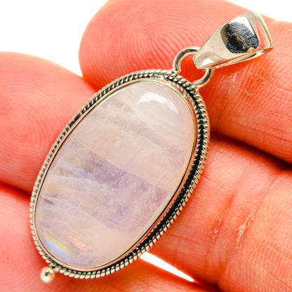 Rianbow Moonstone Pendants handcrafted by Ana Silver Co - PD25216