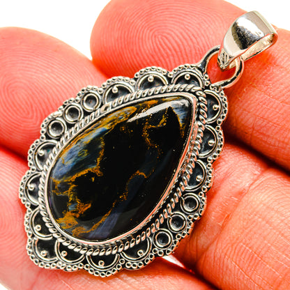 Pietersite Pendants handcrafted by Ana Silver Co - PD25225
