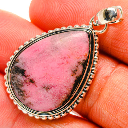Rhodonite Pendants handcrafted by Ana Silver Co - PD25227
