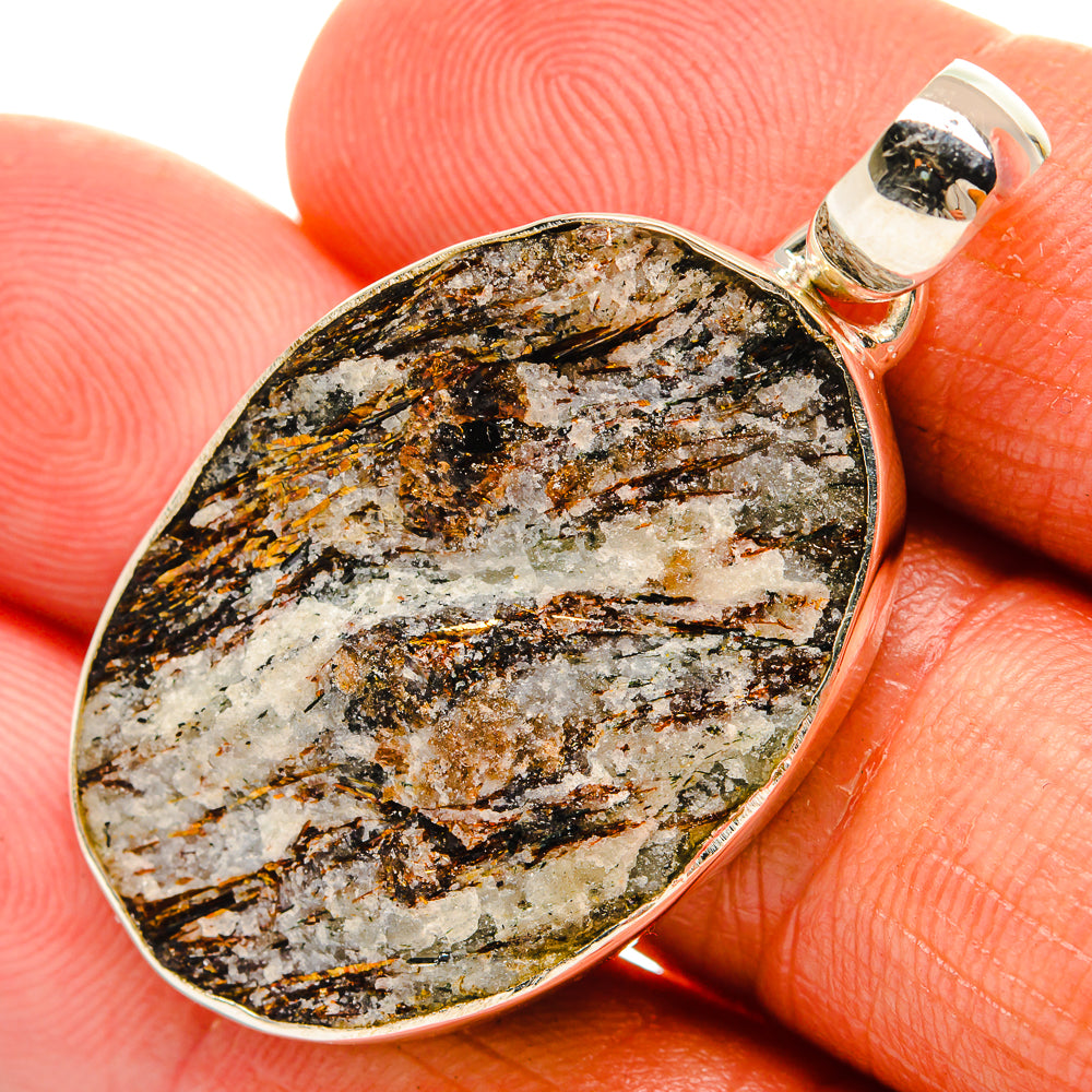 Astrophyllite Pendants handcrafted by Ana Silver Co - PD25234