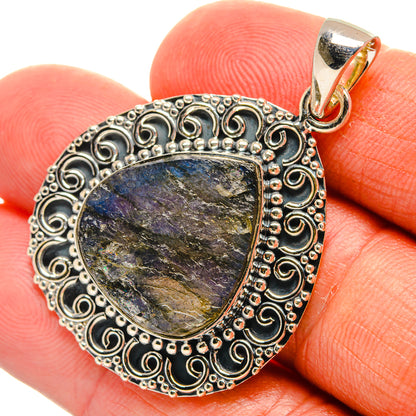 Labradorite Pendants handcrafted by Ana Silver Co - PD25237