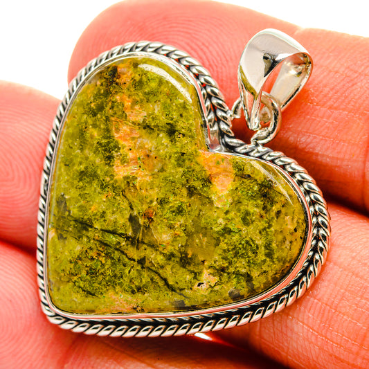 Unakite Pendants handcrafted by Ana Silver Co - PD25239