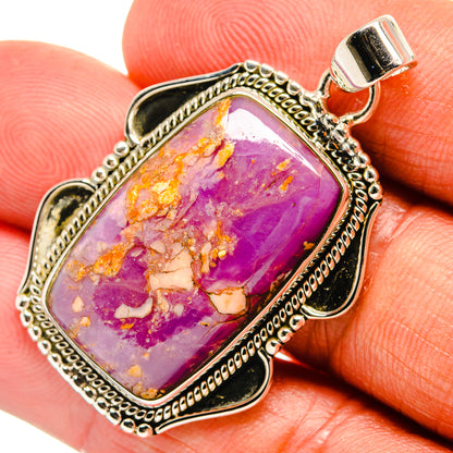 Phosphosiderite Pendants handcrafted by Ana Silver Co - PD25241