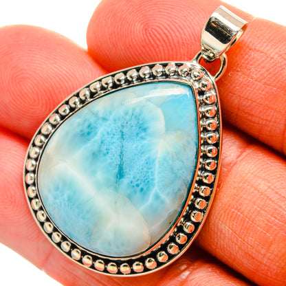 Larimar Pendants handcrafted by Ana Silver Co - PD25242