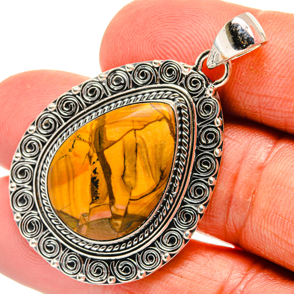 Picture Jasper Pendants handcrafted by Ana Silver Co - PD25245